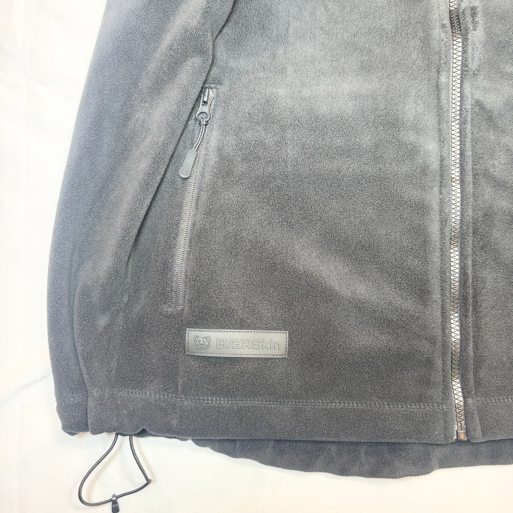 BÆRSKIN Tactical Full Zip Fleece Hoodie Jacket 4.0 Black XL Outdoor 340gsm - Picture 7 of 12